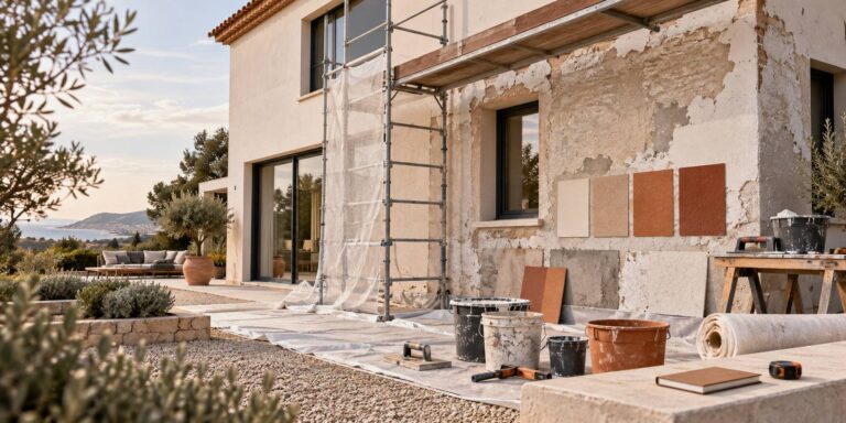 Prix d&rsquo;un ravalement de façade : les postes qui pèsent le plus