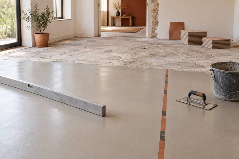 Ragréage : quand il est indispensable avant la pose