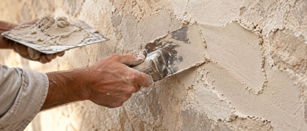 Illustration de détail sur le sujet : Enduit à la chaux sur une façade ancienne : ce qu’il impose