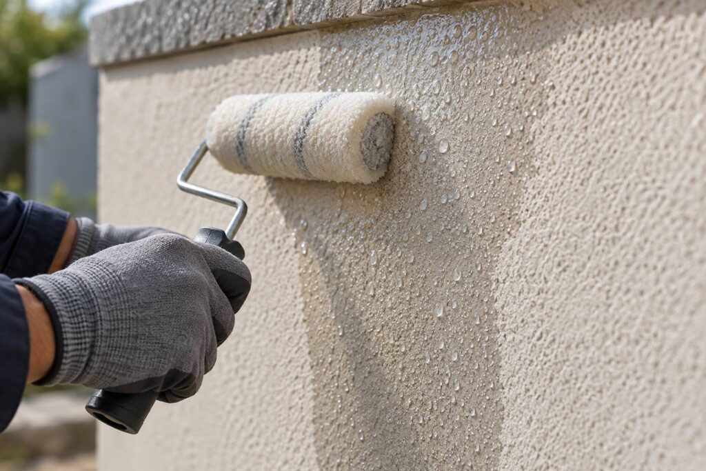Illustration de détail sur le sujet : Hydrofuge de façade : ce qu’il protège et ce qu’il ne fait pas